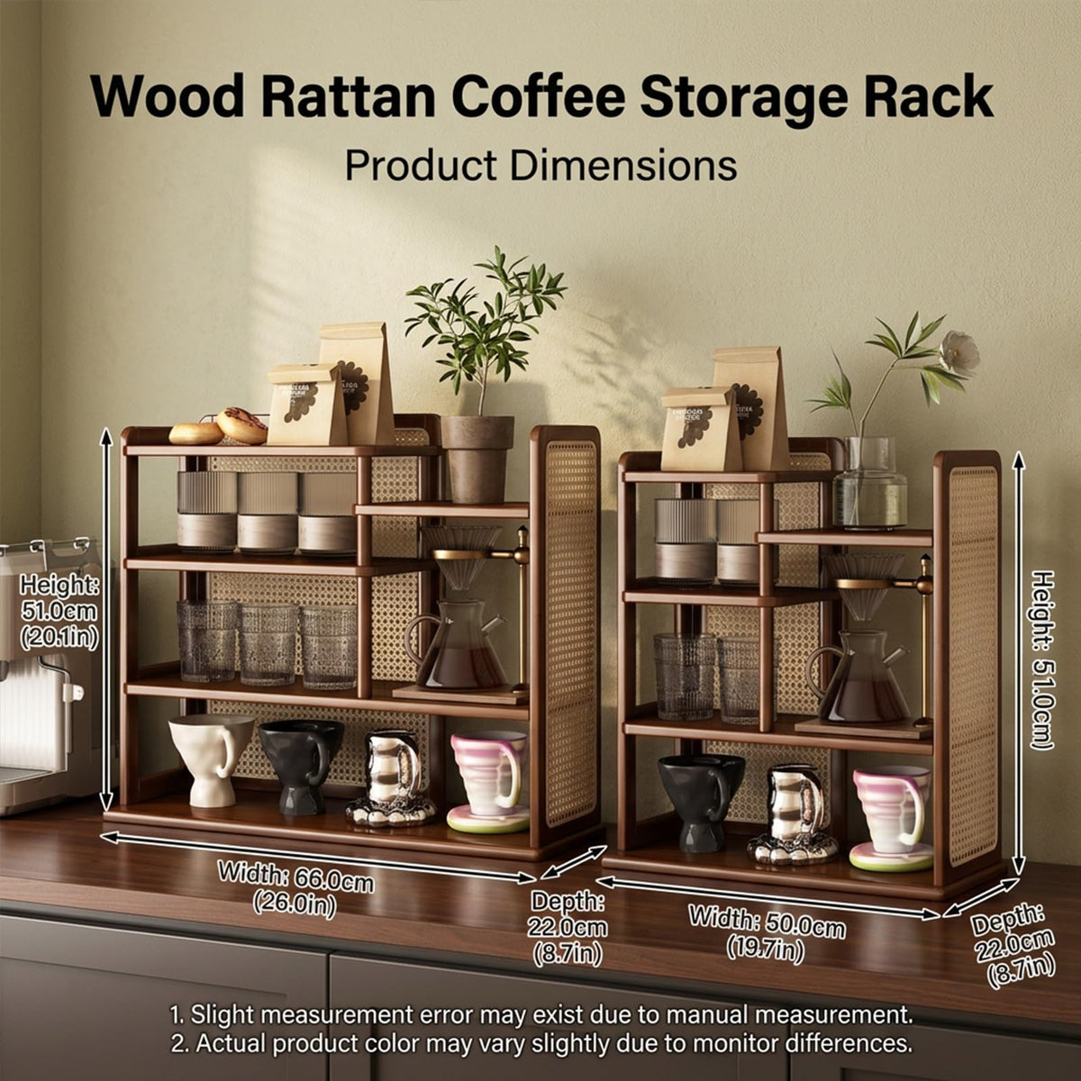 Countertop Bamboo Display Shelf