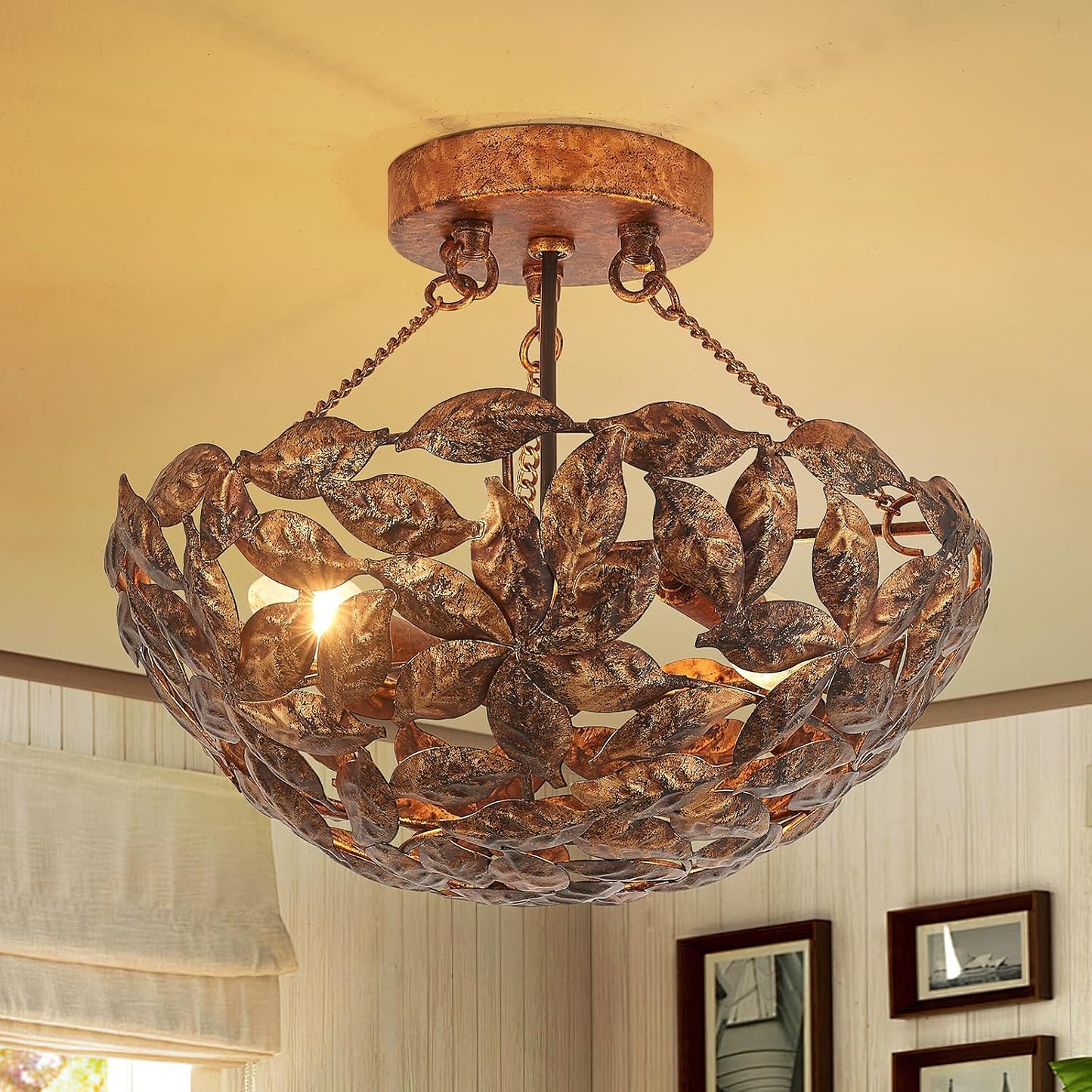 Vintage Flush Mount Ceiling Light
