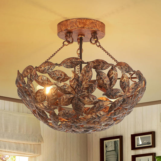 Vintage Flush Mount Ceiling Light