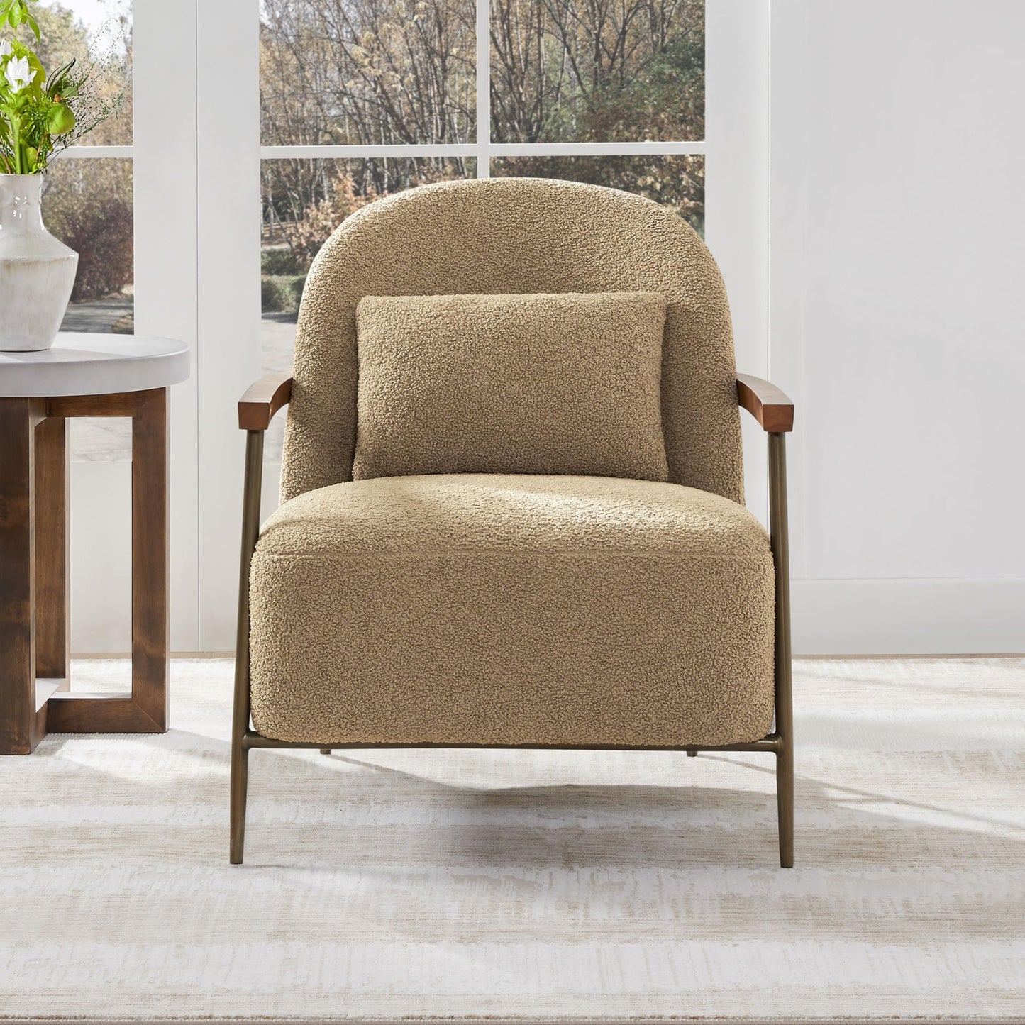 Set of 2 Accent Upholstered Chairs