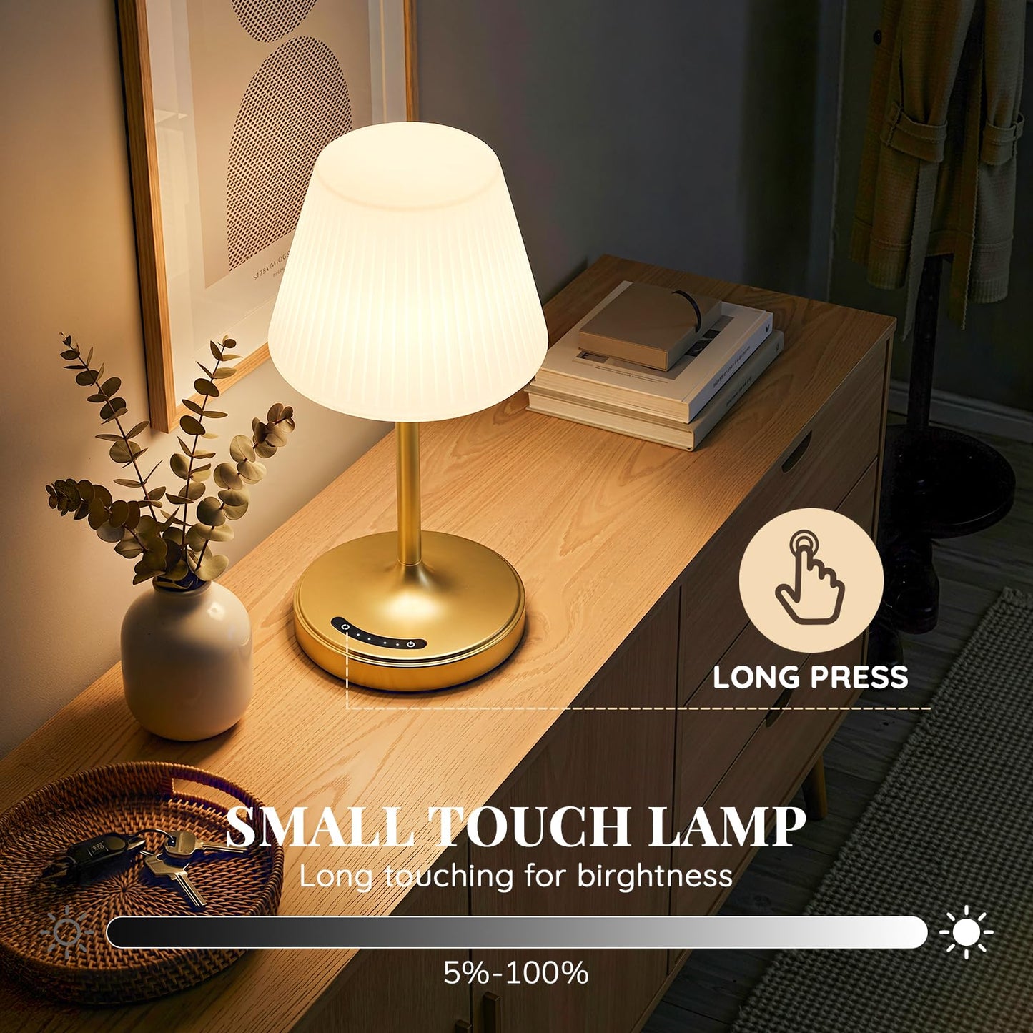 Cordless Waterproof Shower Lamp
