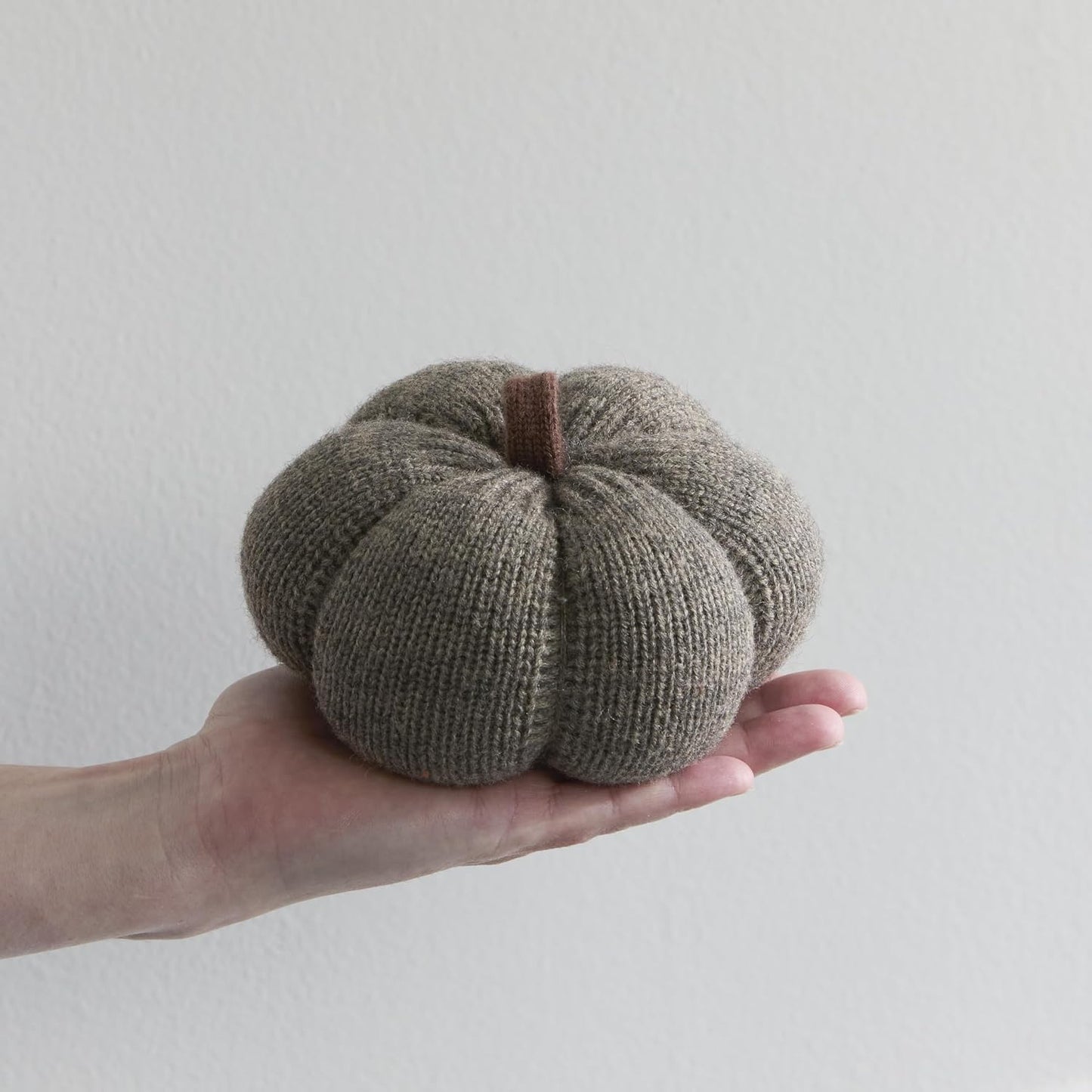 Set of 3 Cozy Knit Pumpkins