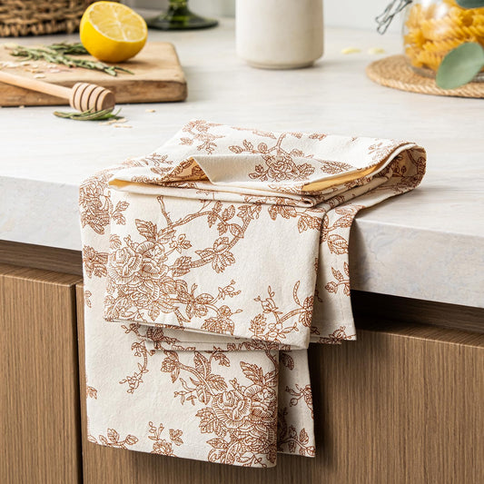 Decorative Kitchen Towels Set of 2 with Hanging Loop