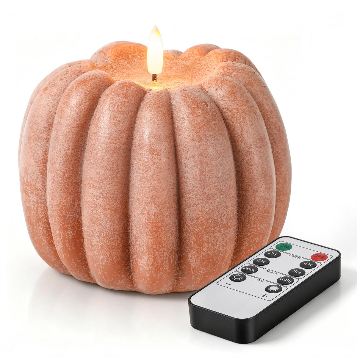 Flameless Pumpkin Candle with Remote