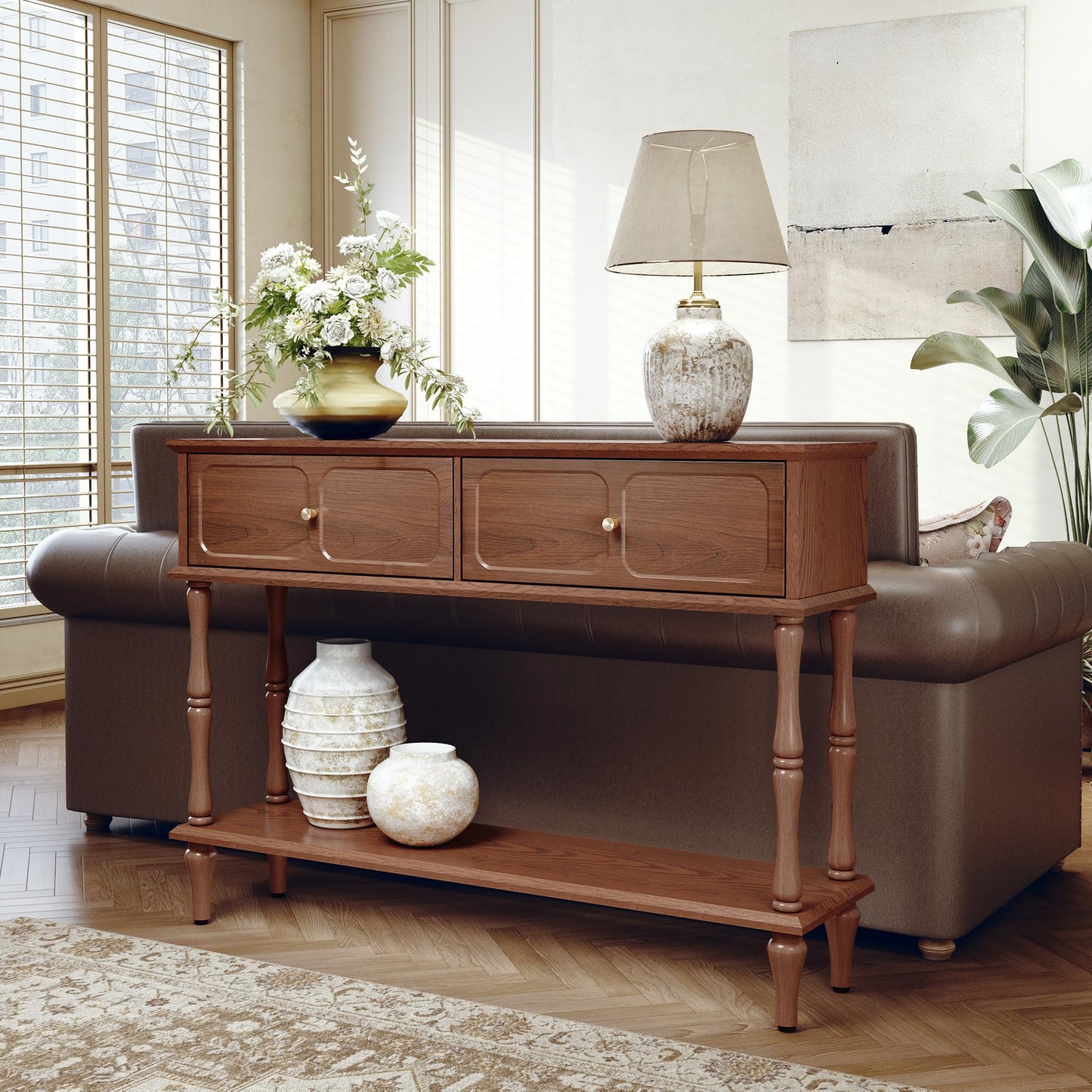 Console Table with Drawers