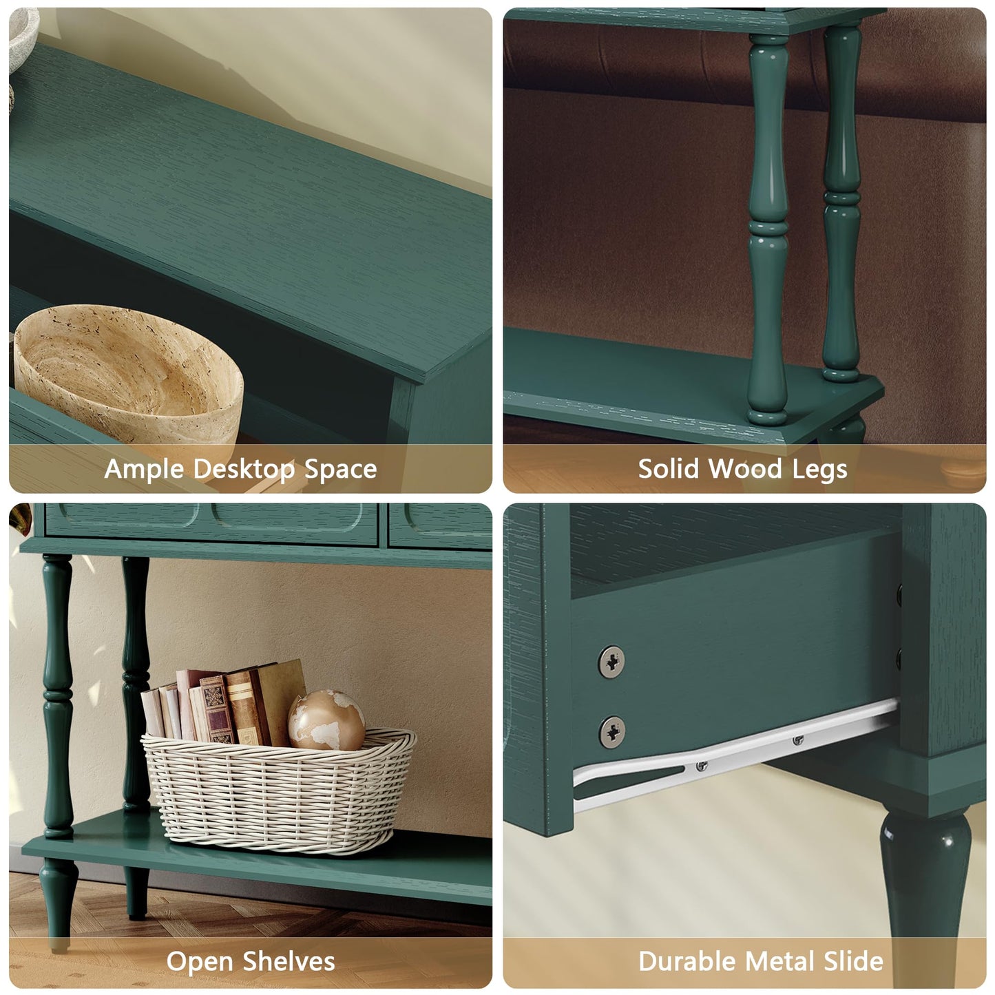 Console Table with Drawers