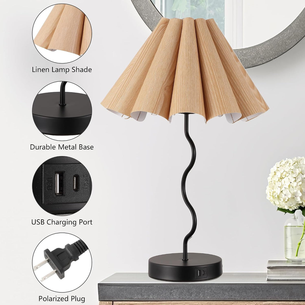 Modern Single Table Lamp