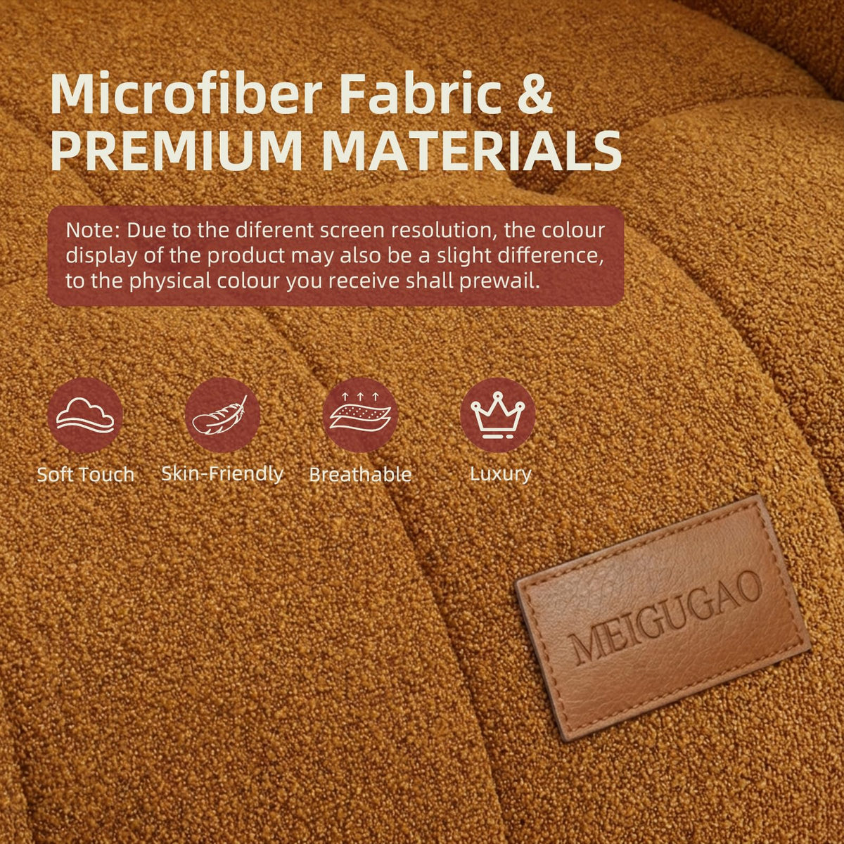 Bean Bag Couch with Ottoman