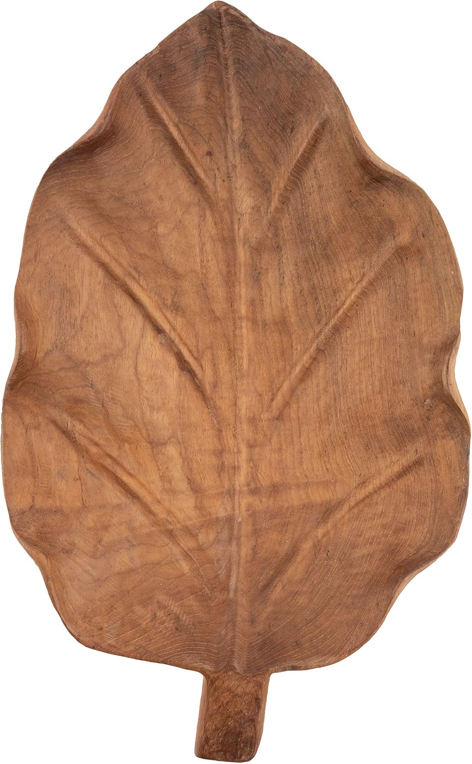 Hand Carved Leaf Bowl