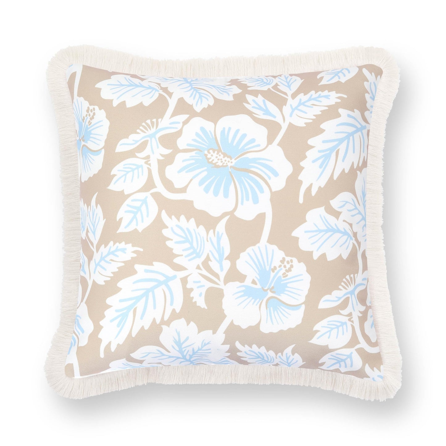 Indoor Outdoor Scalloped Lumbar Pillow Cover 12"x20"