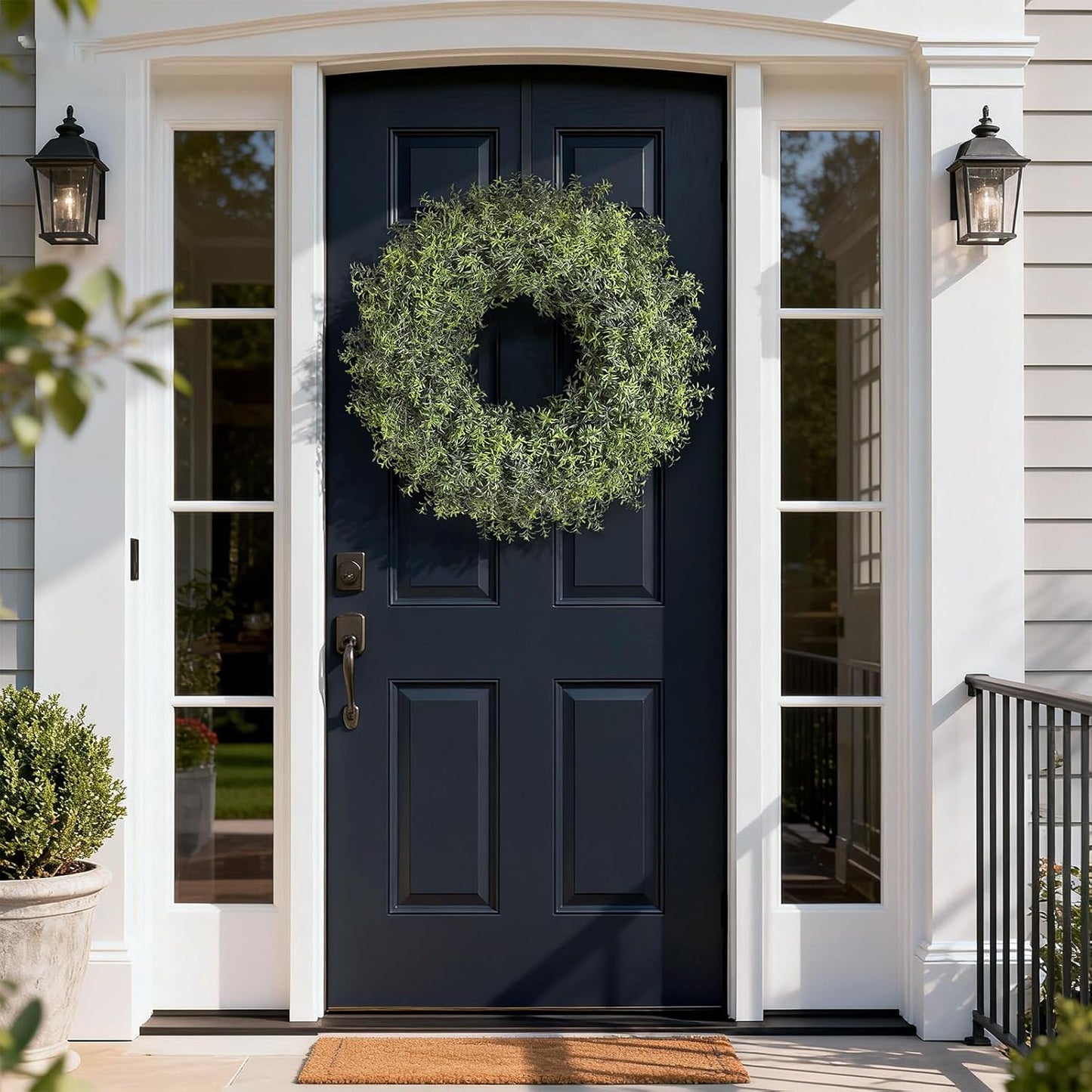 26" Large Artificial Rosemary Wreath