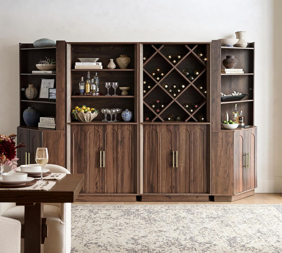 71" Tall Corner Cabinet with Storage