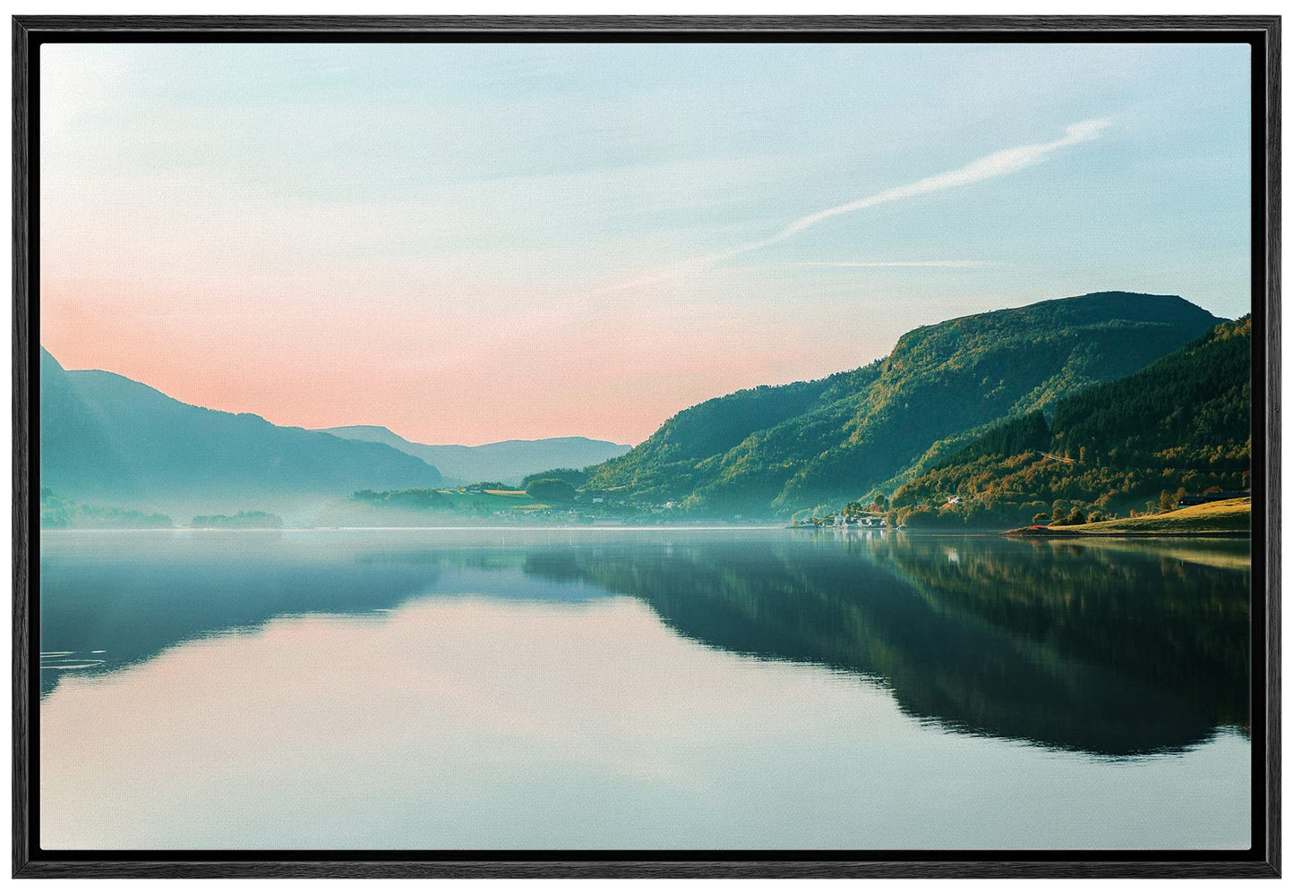 26 Fall Framed Canvas Wall Print