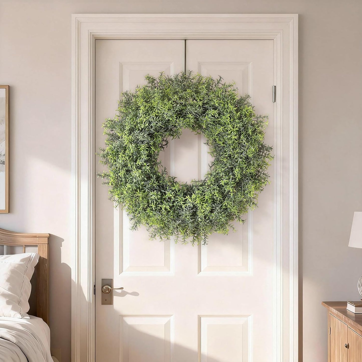 26" Large Artificial Rosemary Wreath