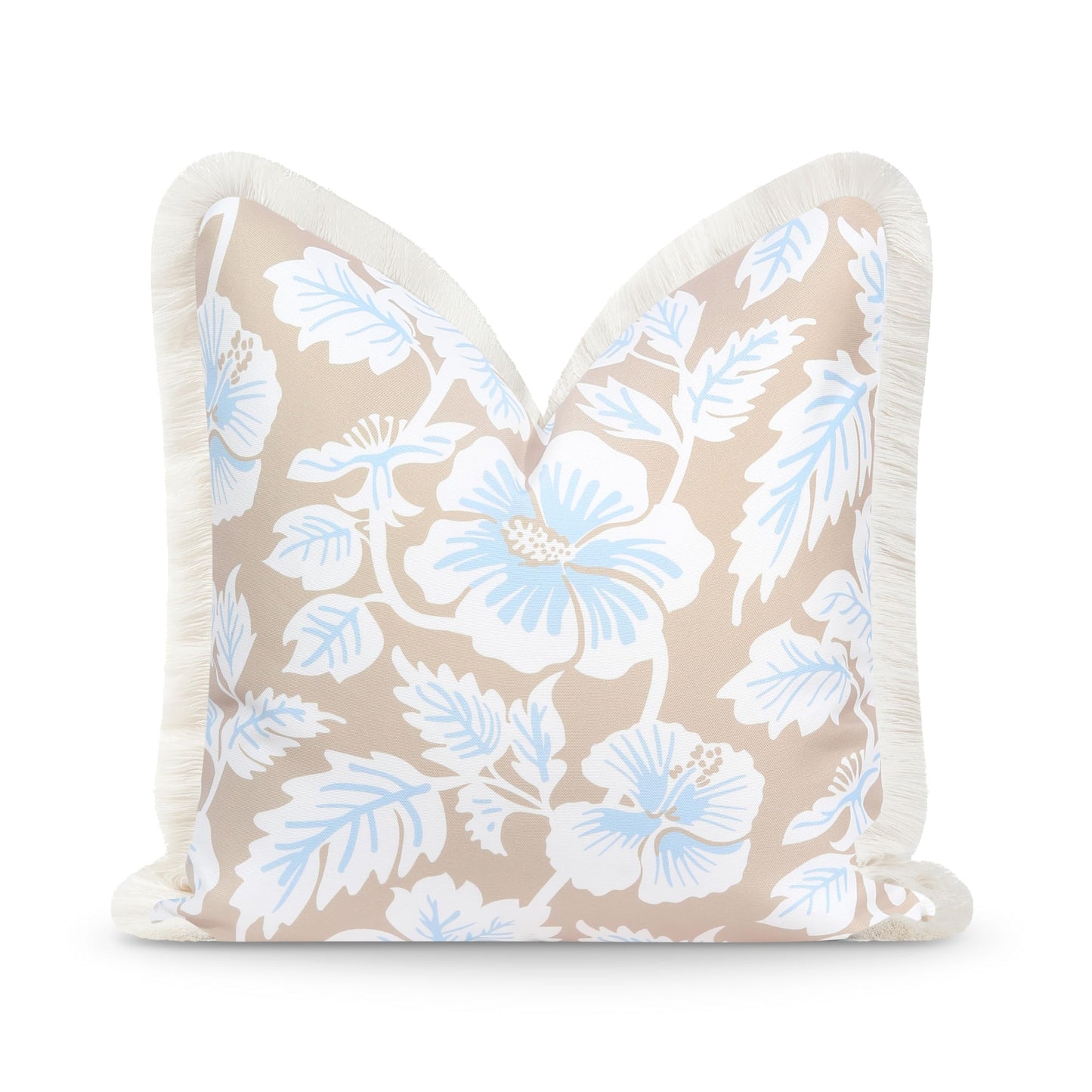 Indoor Outdoor Scalloped Lumbar Pillow Cover 12"x20"