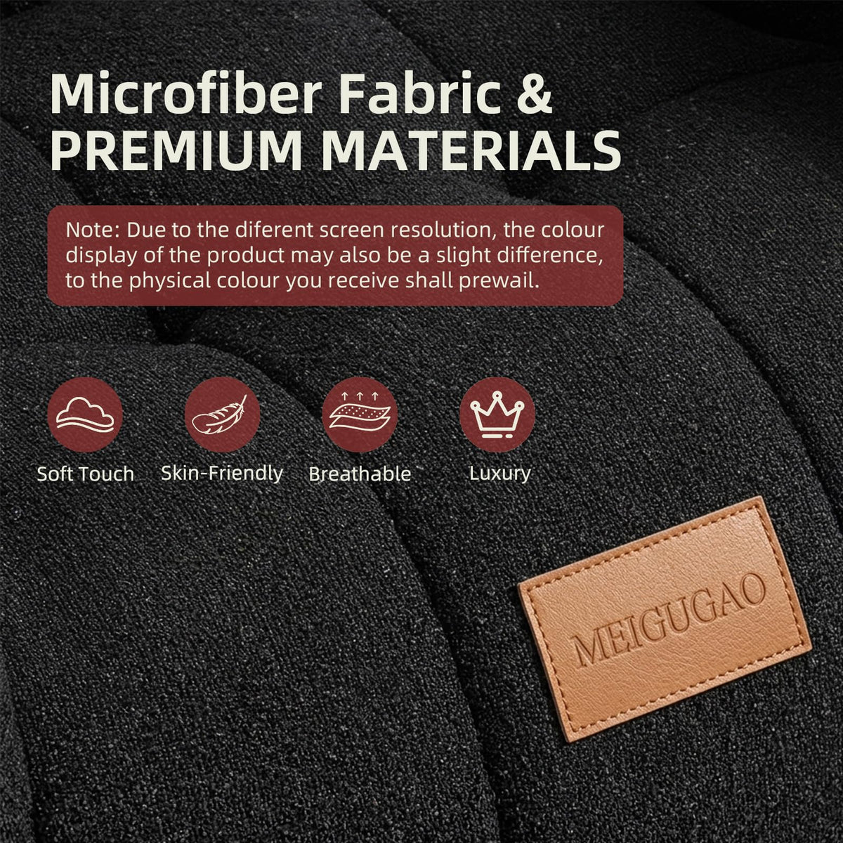 Bean Bag Couch with Ottoman