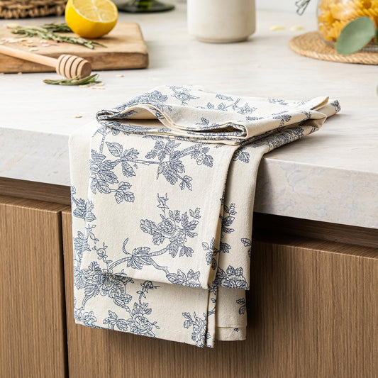 Decorative Kitchen Towels Set of 2 with Hanging Loop