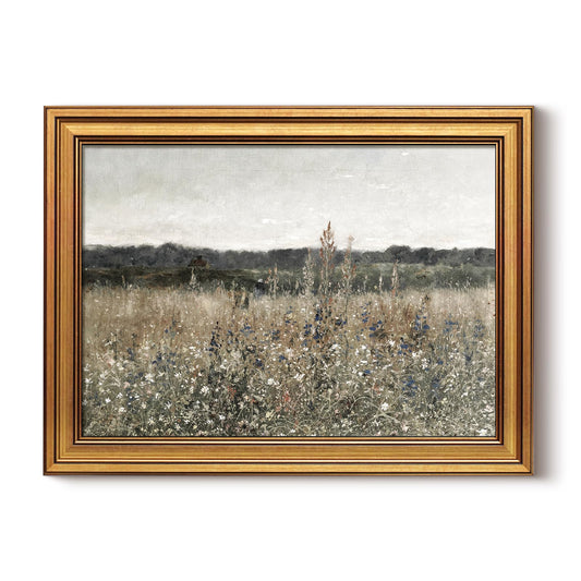 HUARCEY Gold Framed Canvas Wall Art, Vintage Decor, Painting 16x24Inch