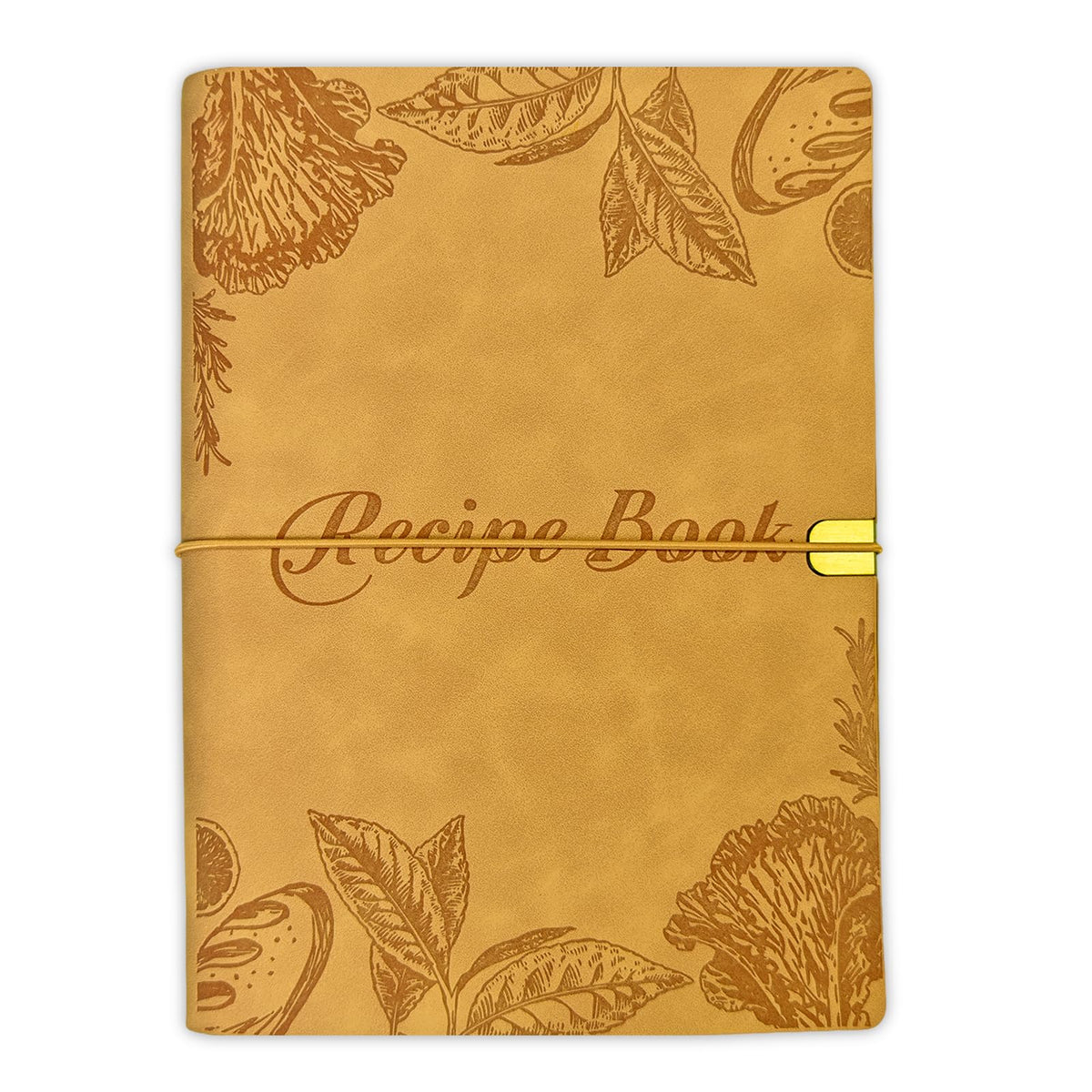 Blank Recipe Leather Cookbook