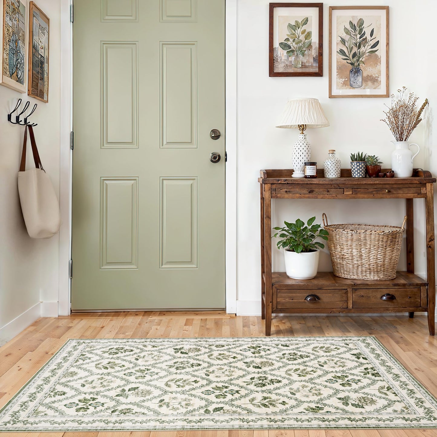 Floral Living Room Rug
