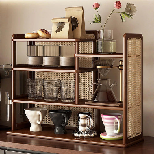 Countertop Bamboo Display Shelf