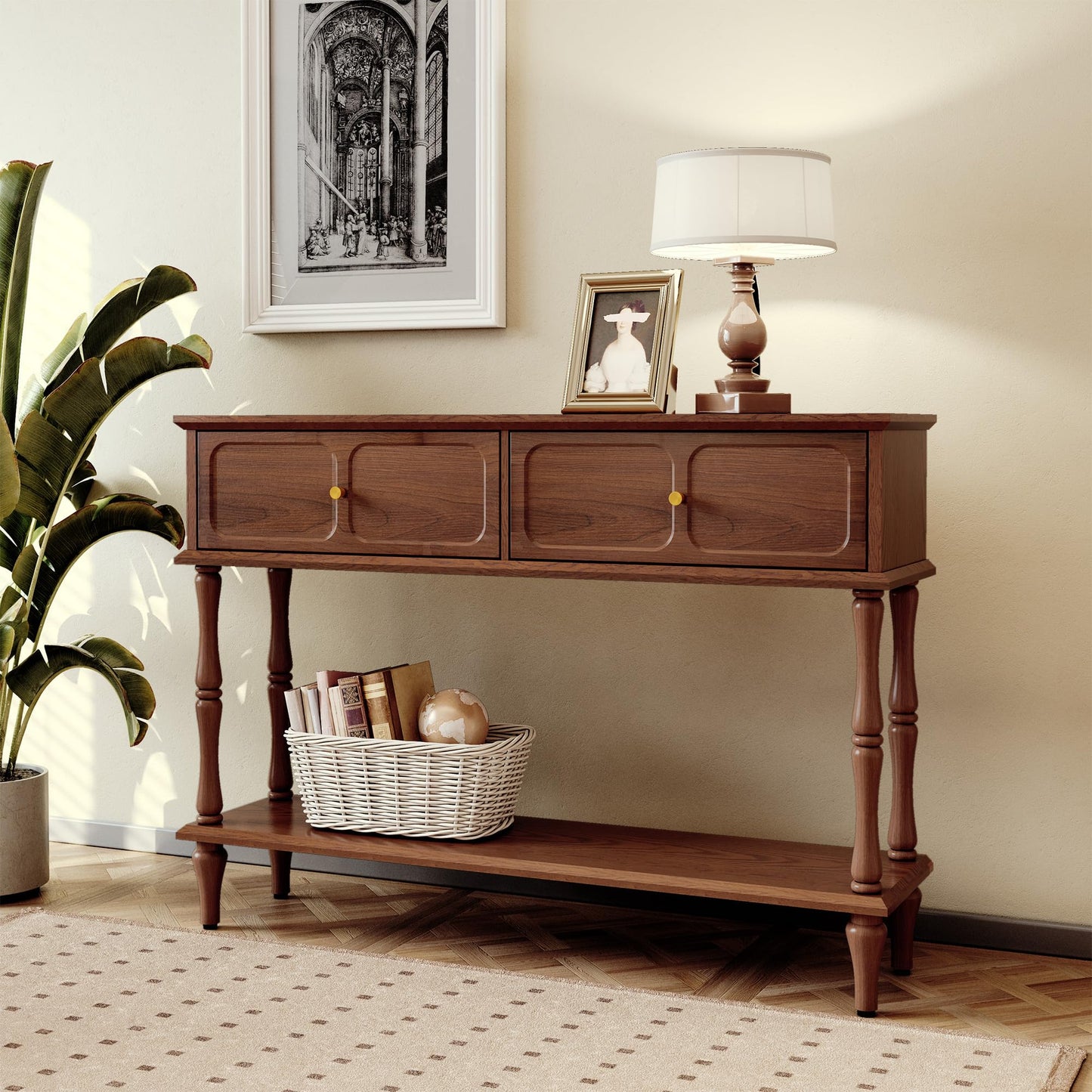 Console Table with Drawers