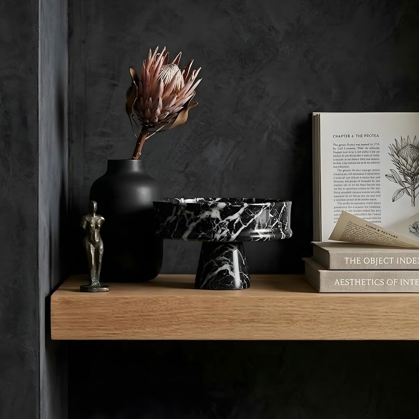 Marble Pedestal Bowl