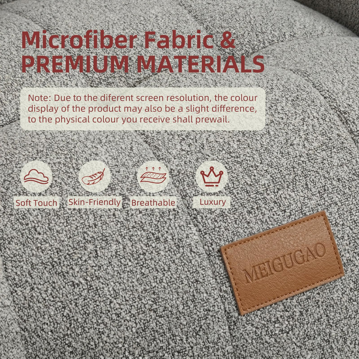 Bean Bag Couch with Ottoman