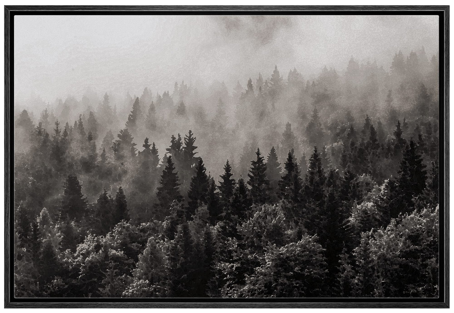 26 Fall Framed Canvas Wall Print
