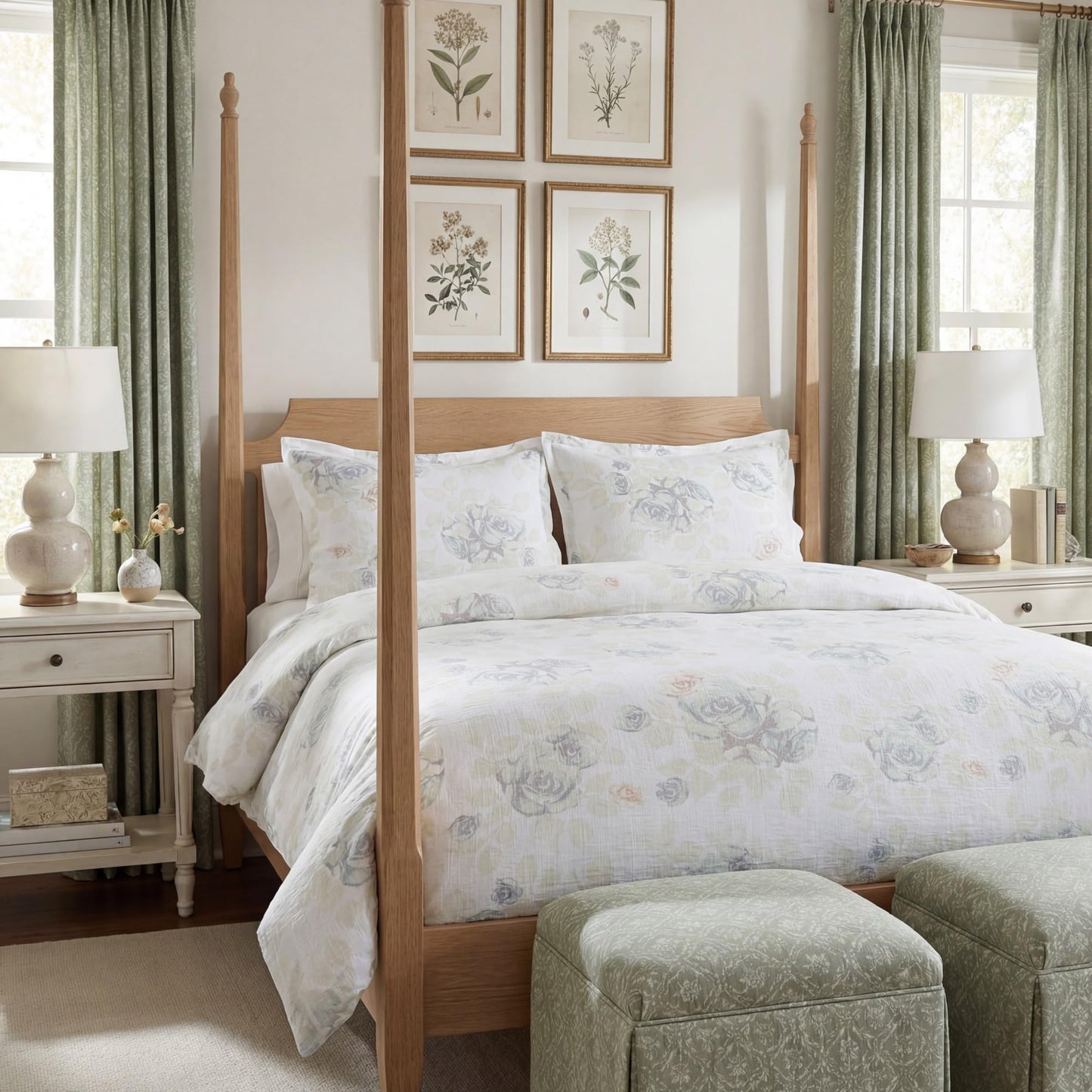 Victoria 3 Piece Duvet Cover Set with Pillow Shams