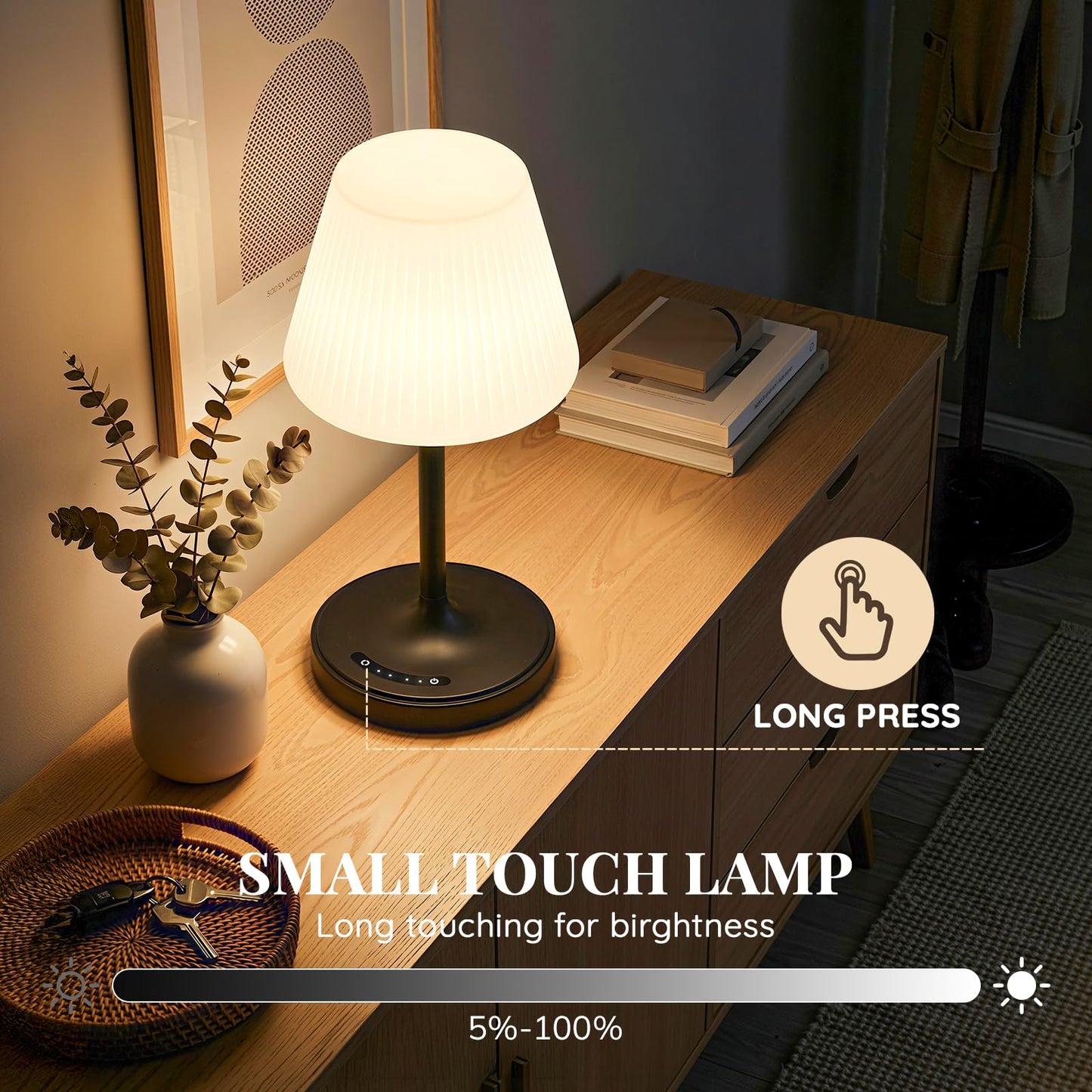 Cordless Waterproof Shower Lamp