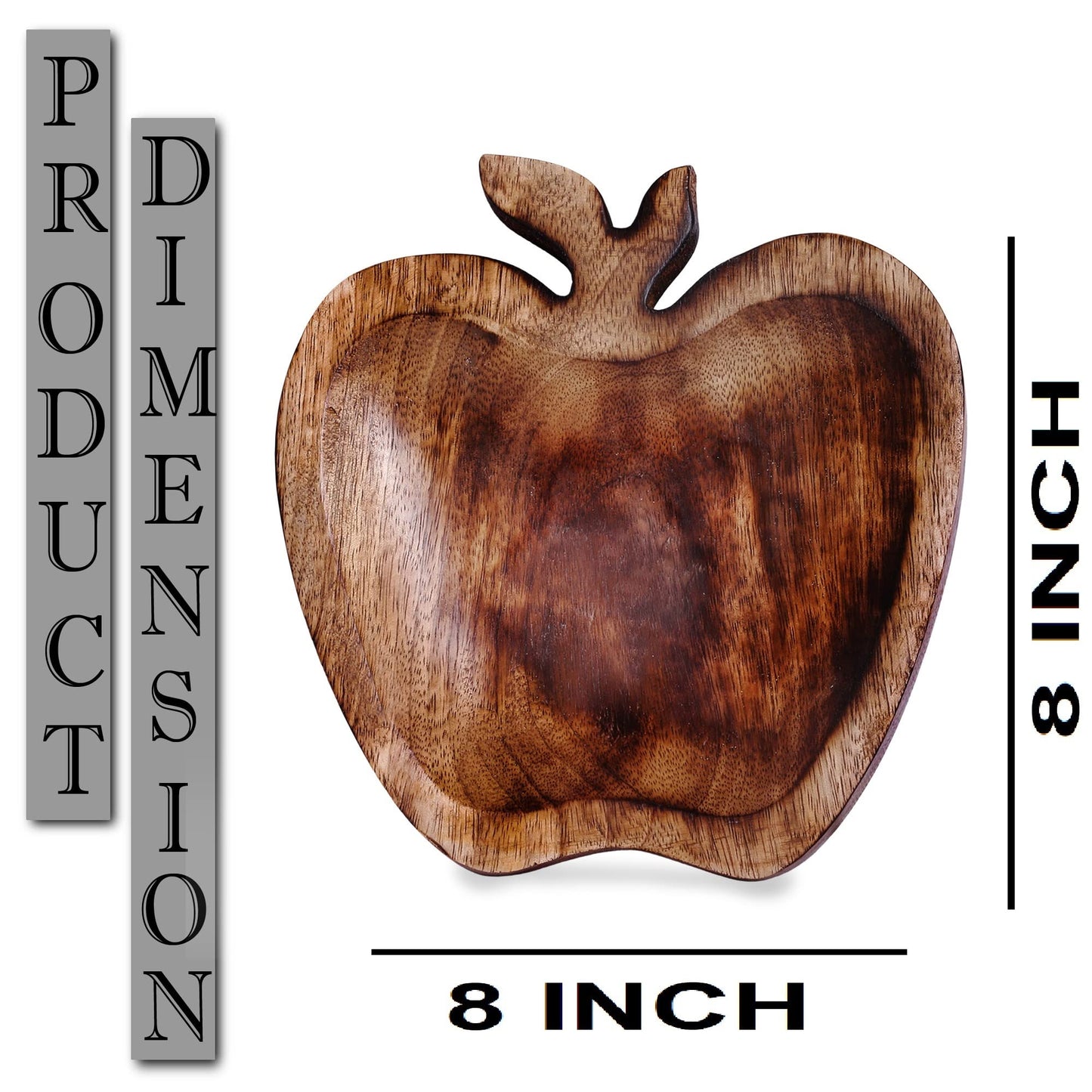 Wooden Decorative Pear Tray