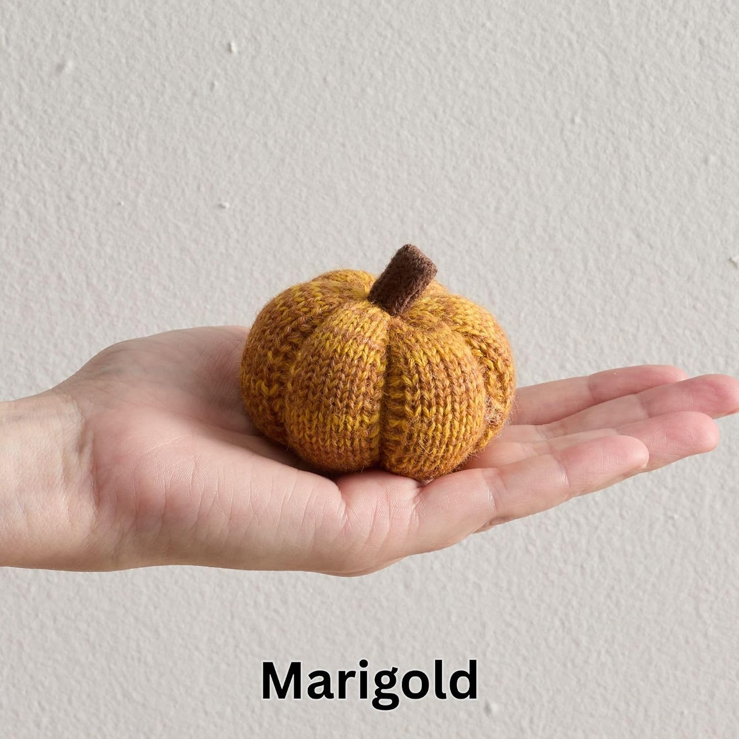 Set of 3 Cozy Knit Pumpkins