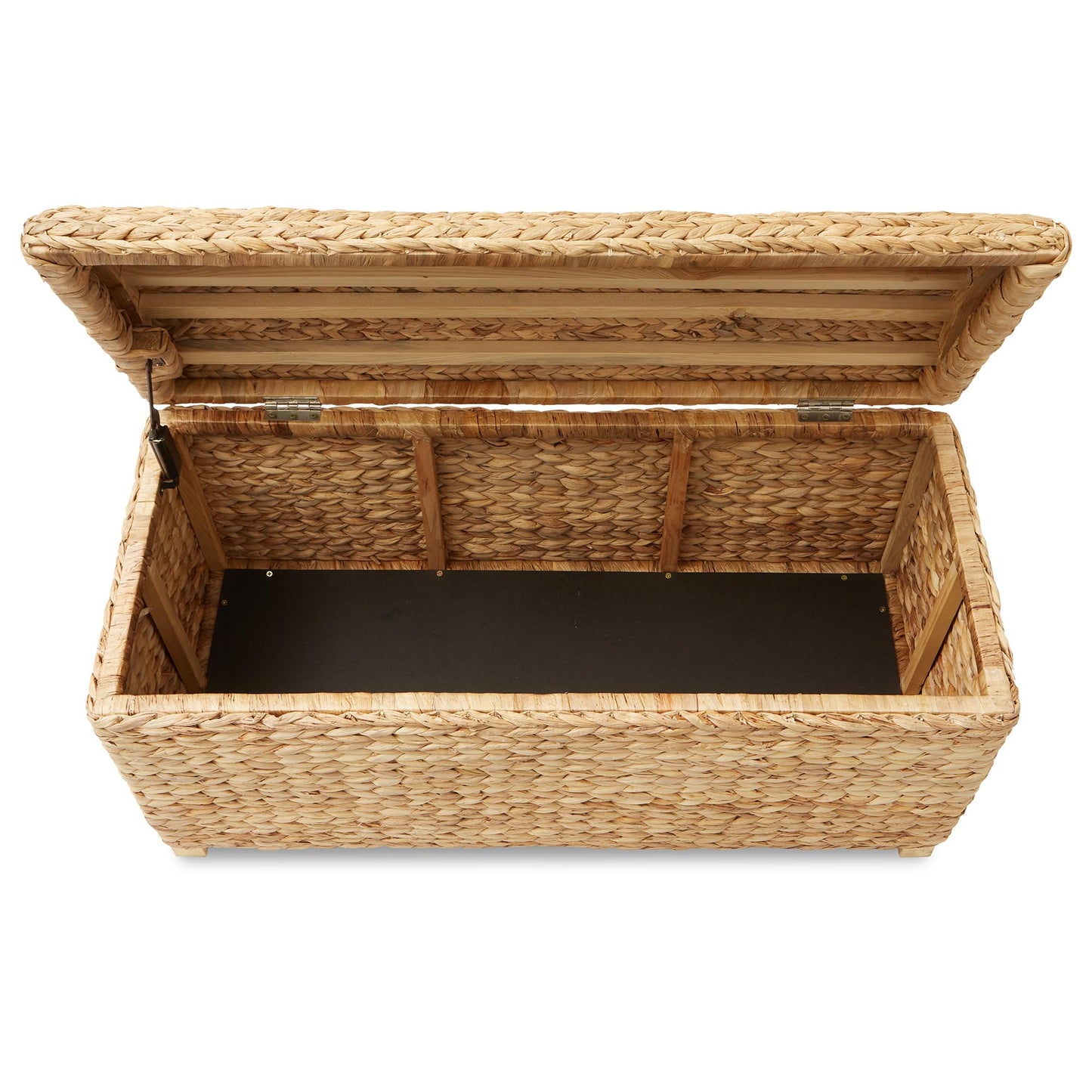 Casafield 36" Storage Trunk with Curved Lid and Safety Hinge