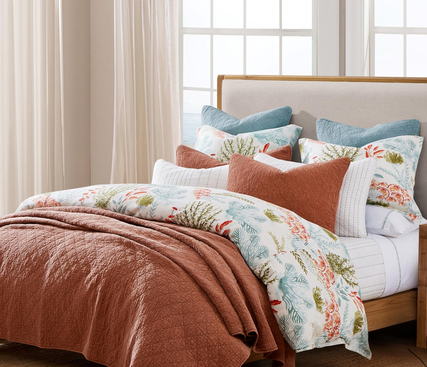 Victoria 3 Piece Duvet Cover Set with Pillow Shams