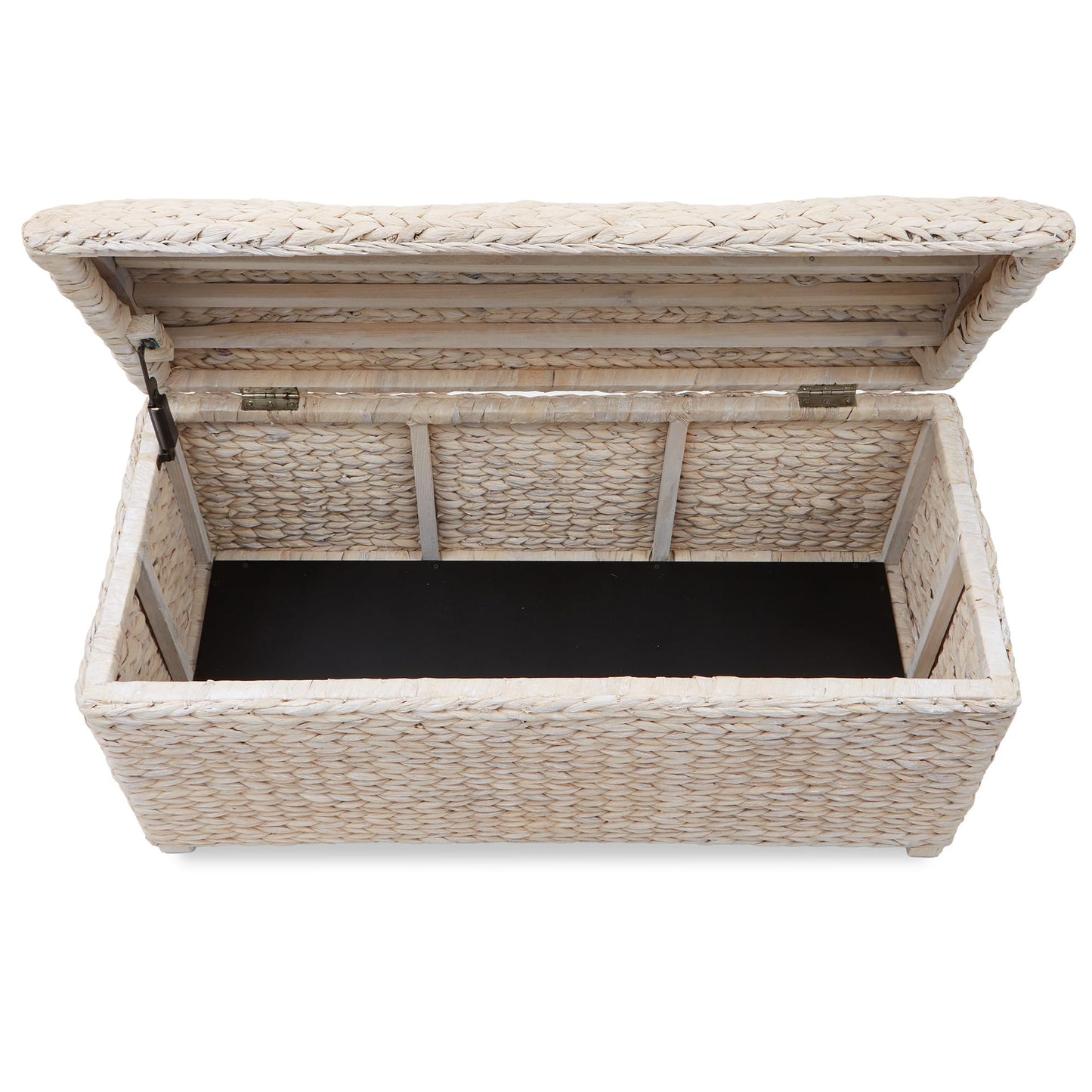 Casafield 36" Storage Trunk with Curved Lid and Safety Hinge