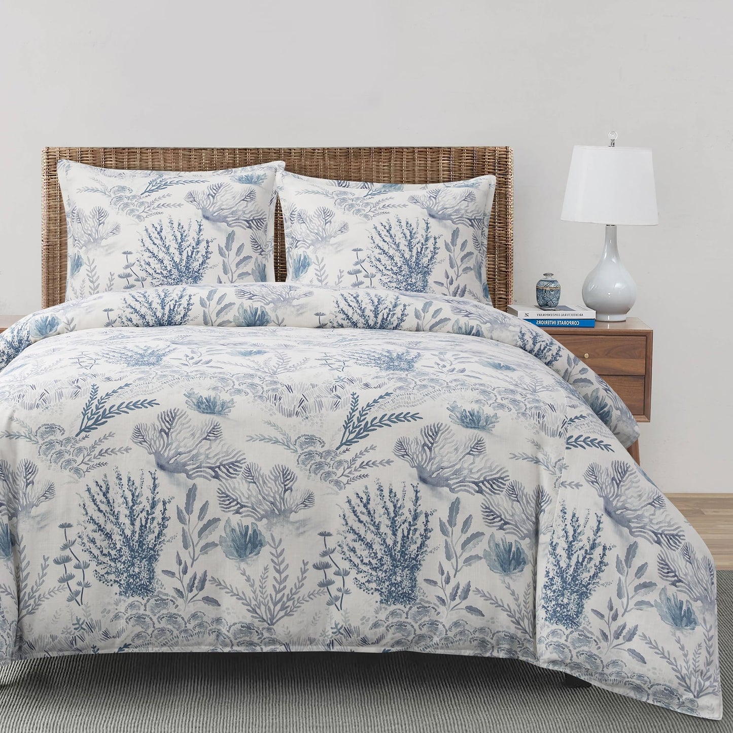 Victoria 3 Piece Duvet Cover Set with Pillow Shams