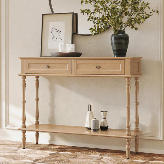Console Table with 2 Drawers