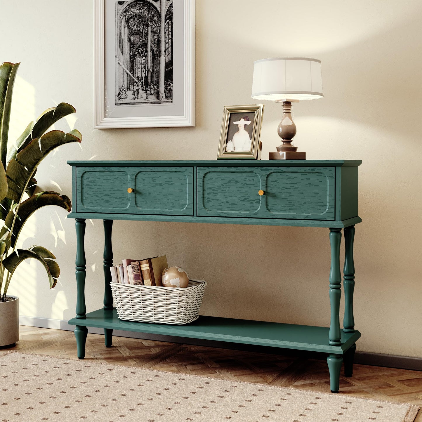 Console Table with Drawers