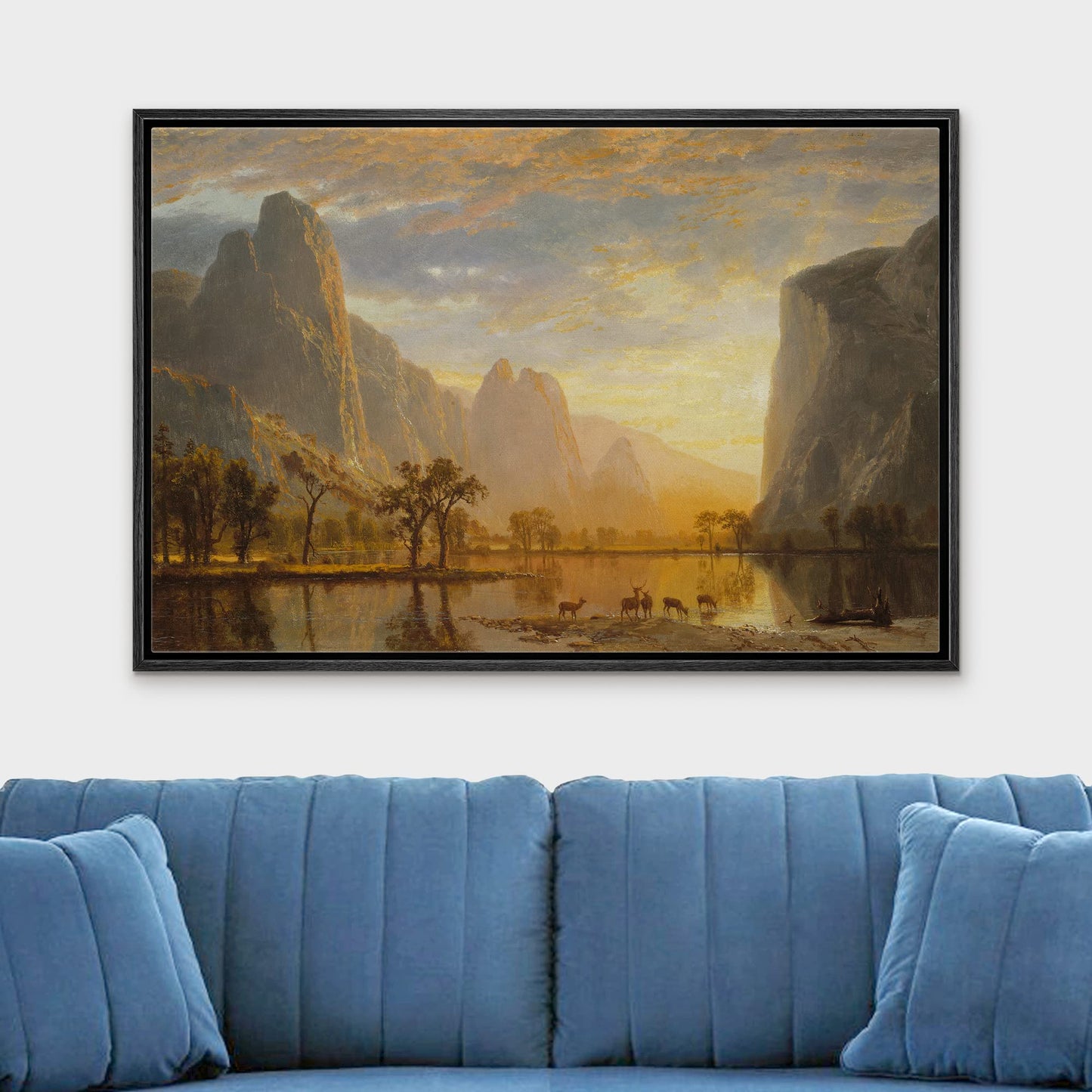 26 Fall Framed Canvas Wall Print