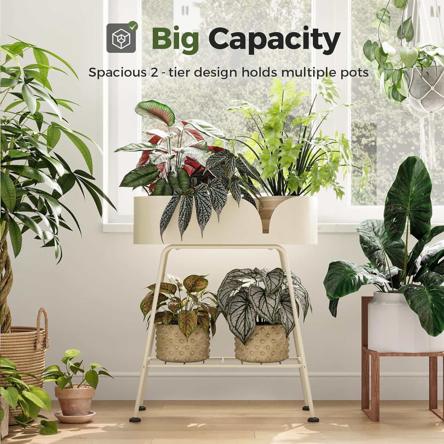 Outdoor Large Plant Shelf Indoor