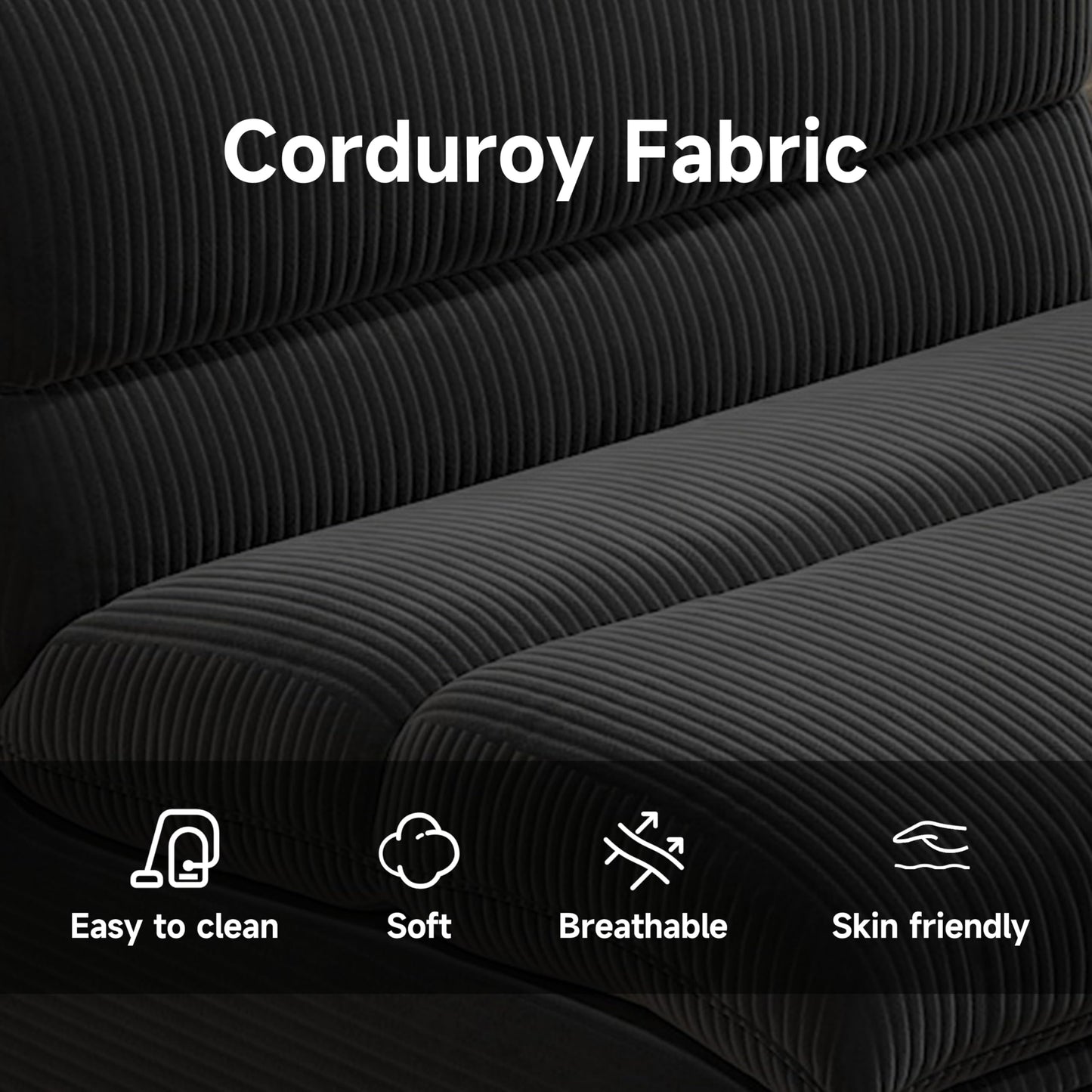 Cozy Comfy Bean Bag Chair with Ottoman