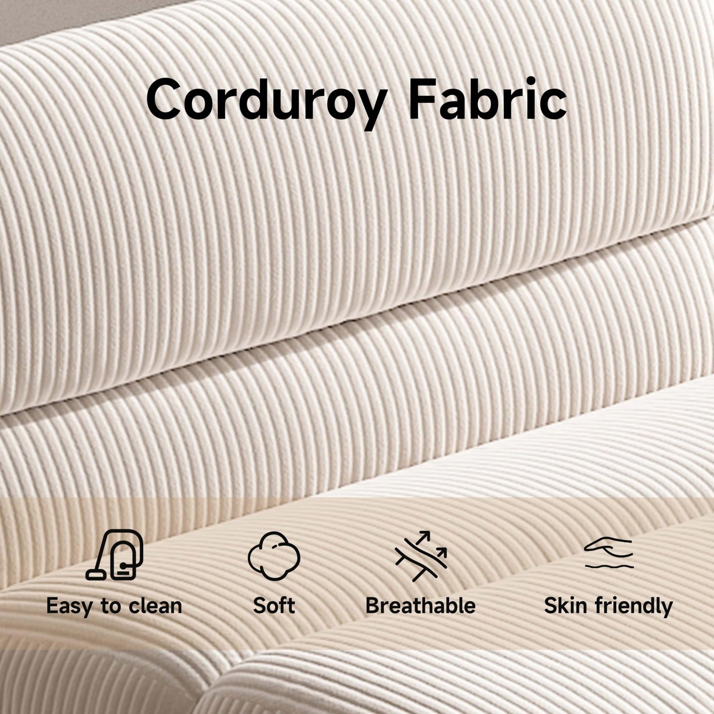 Cozy Comfy Bean Bag Chair with Ottoman