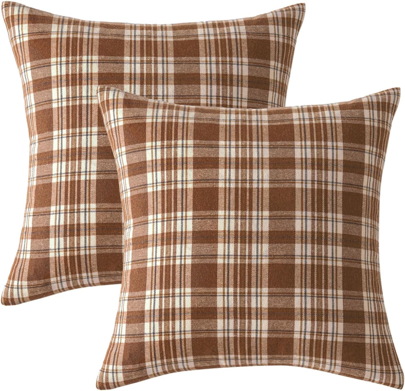 Fall Plaid Pillow Covers