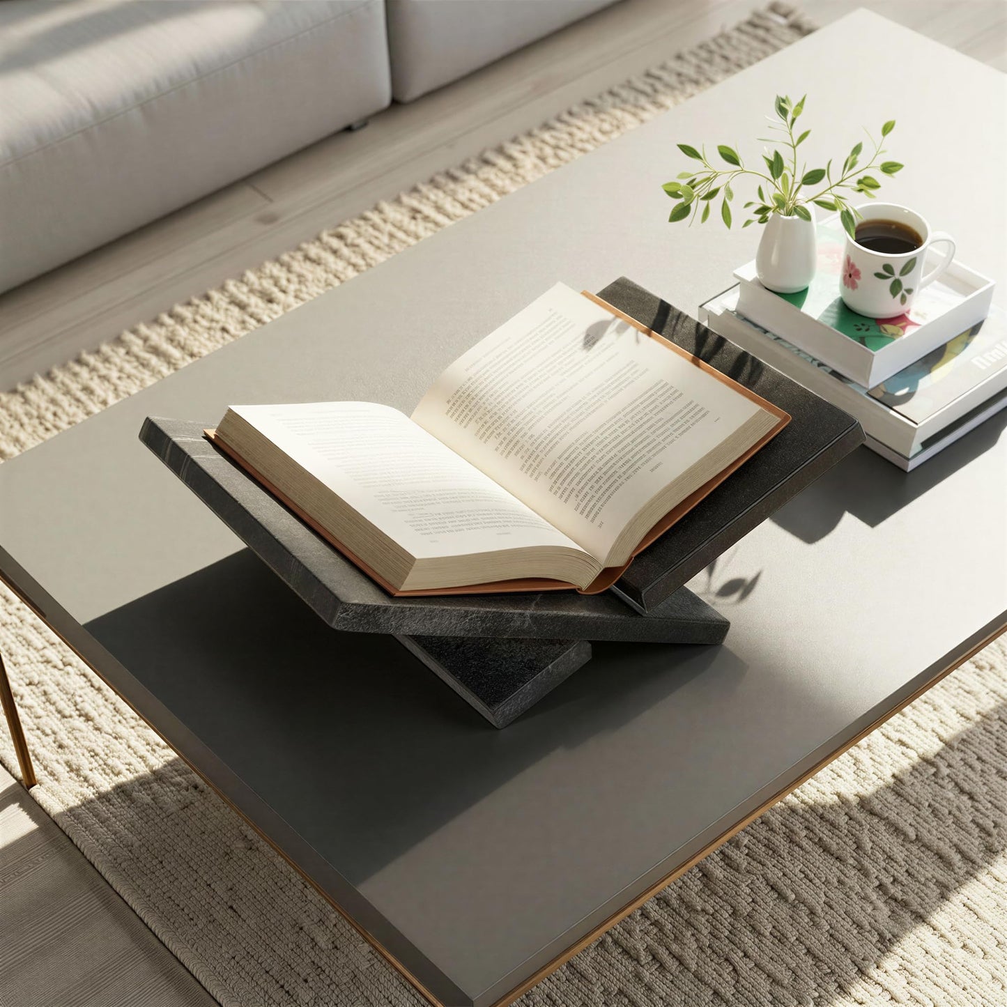 Decorative Marble Book Holder