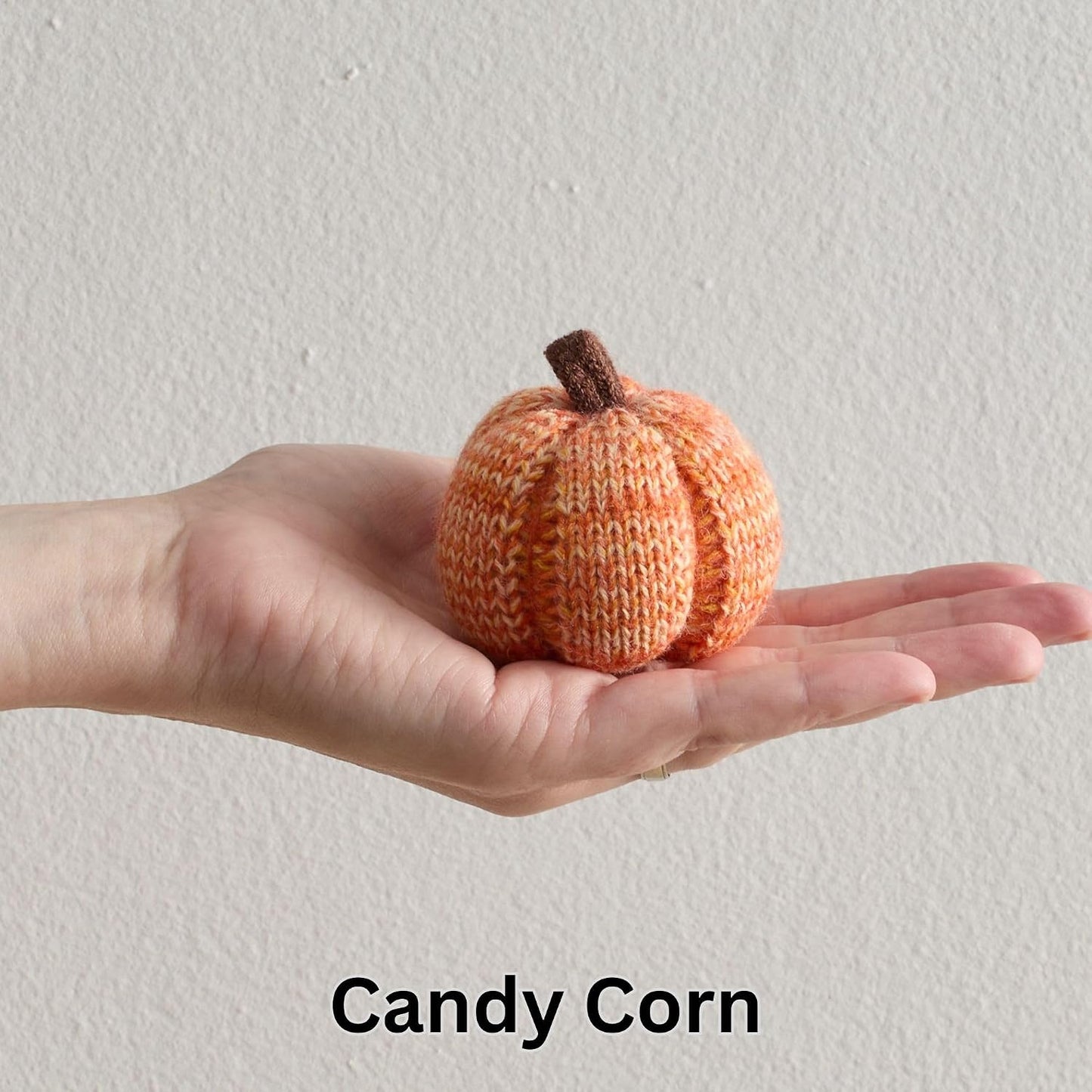 Set of 3 Cozy Knit Pumpkins