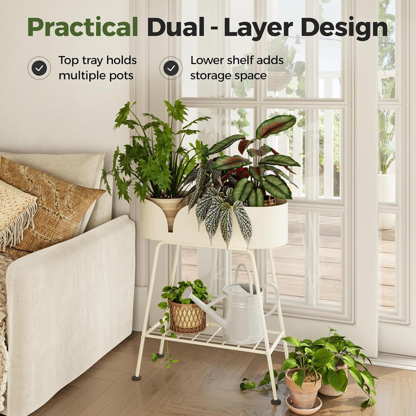 Outdoor Large Plant Shelf Indoor