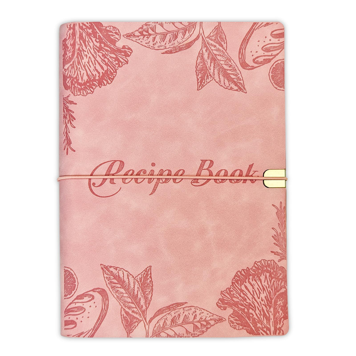 Blank Recipe Leather Cookbook