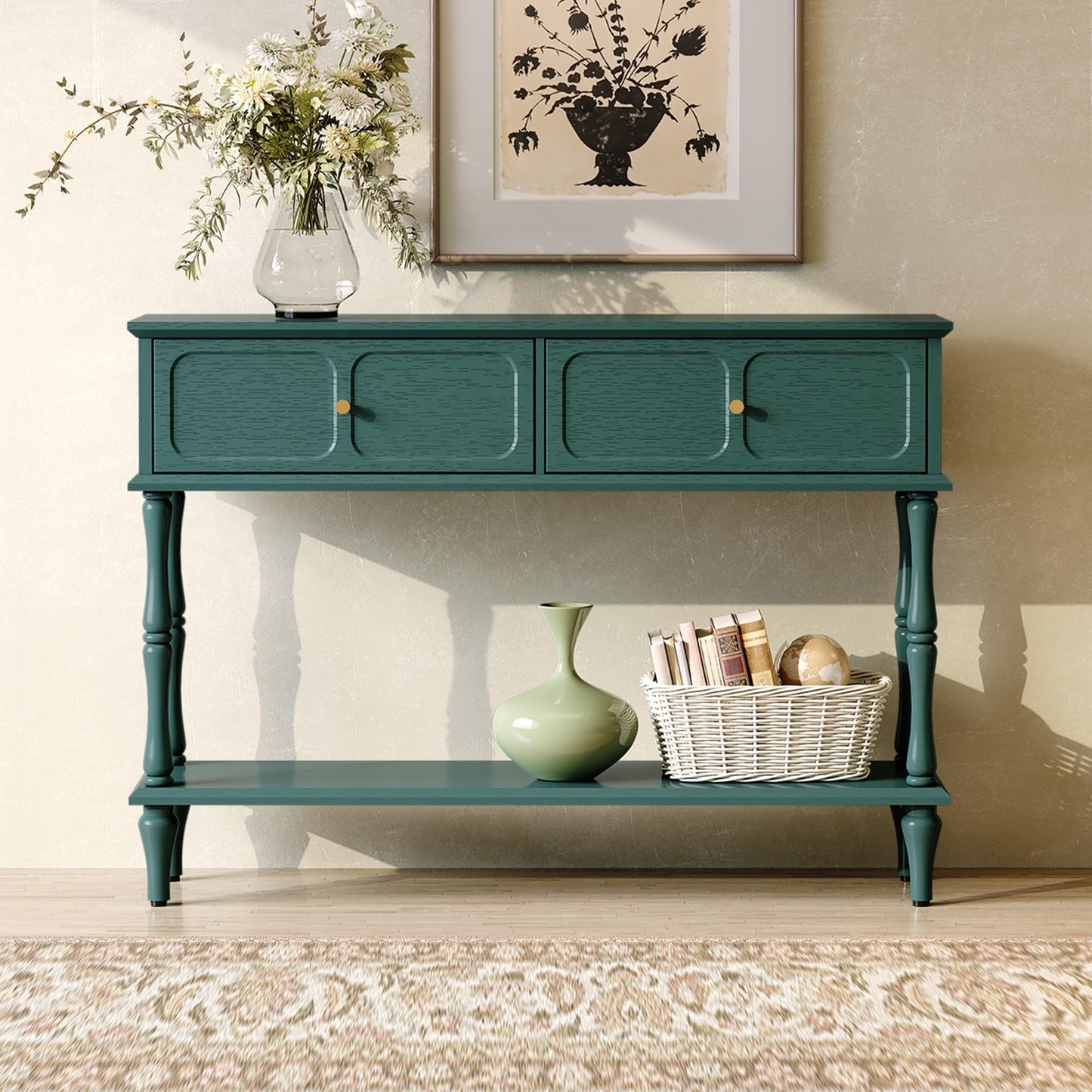 Console Table with Drawers