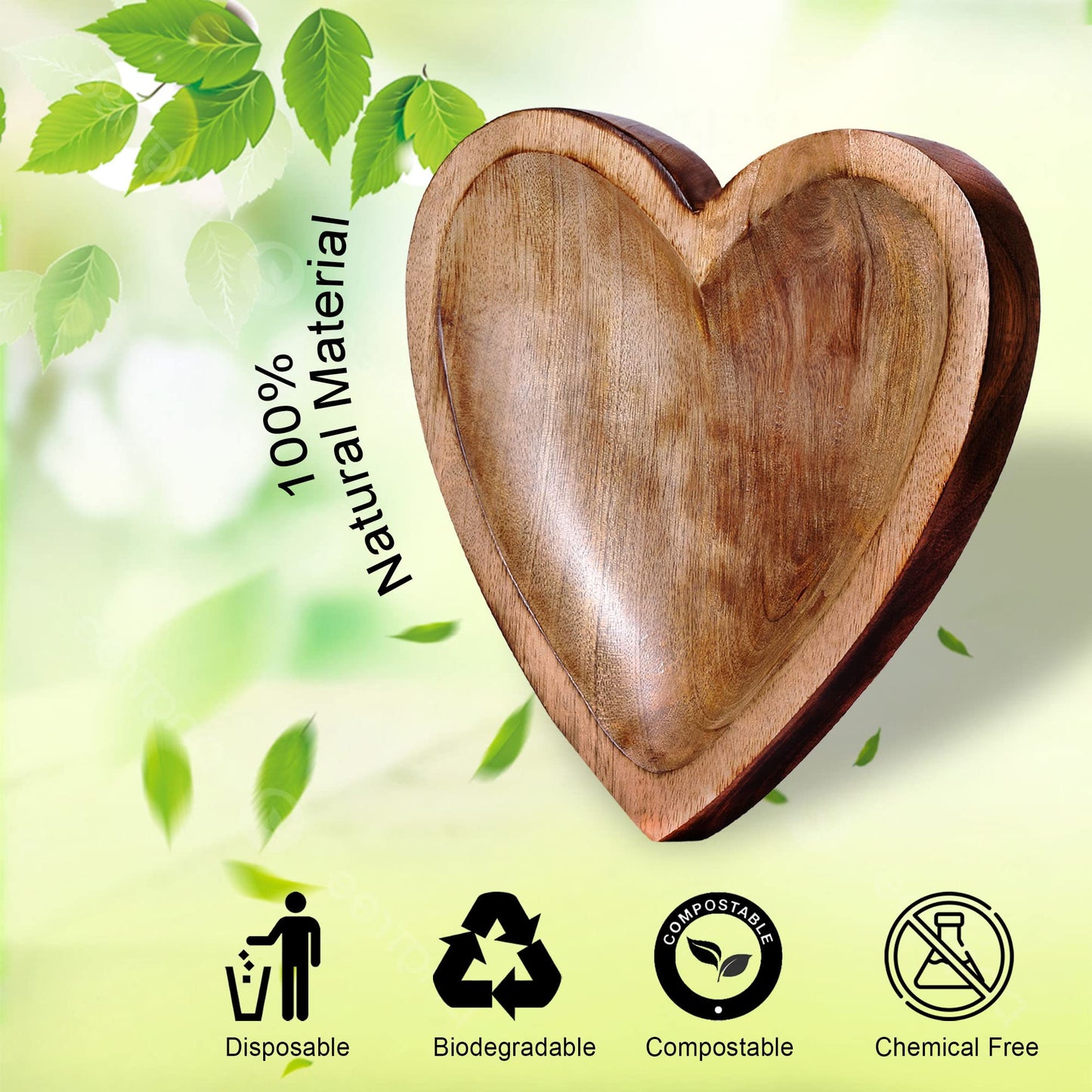 Wooden Decorative Pear Tray